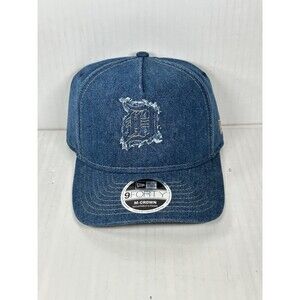New Era Detroit Tigers 9FORTY A-Frame Denim Adjustable M-Crown Hat Cap NWT OS